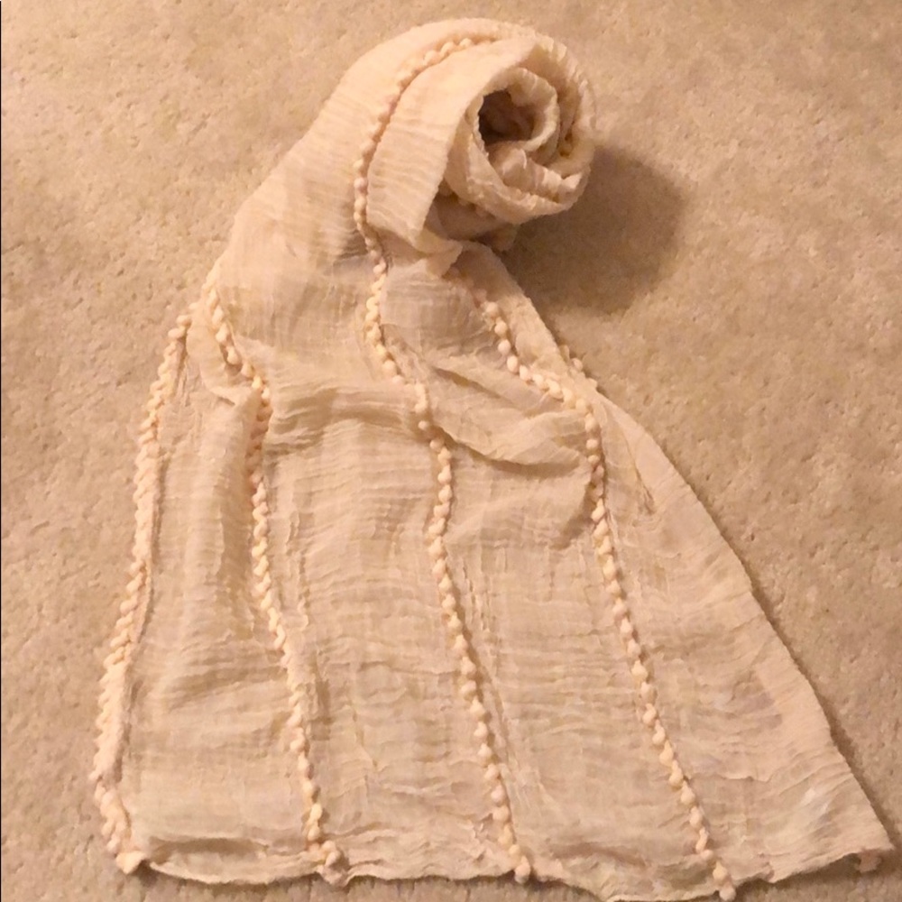 Beautiful semi-sheer Bohemian scarf